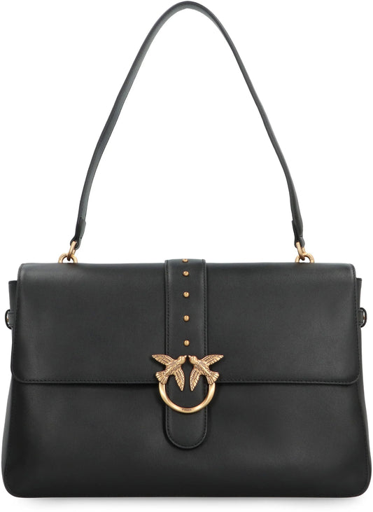 MAXI LOVE BAG SLOUCHY SHOULDER BAG in LEATHER