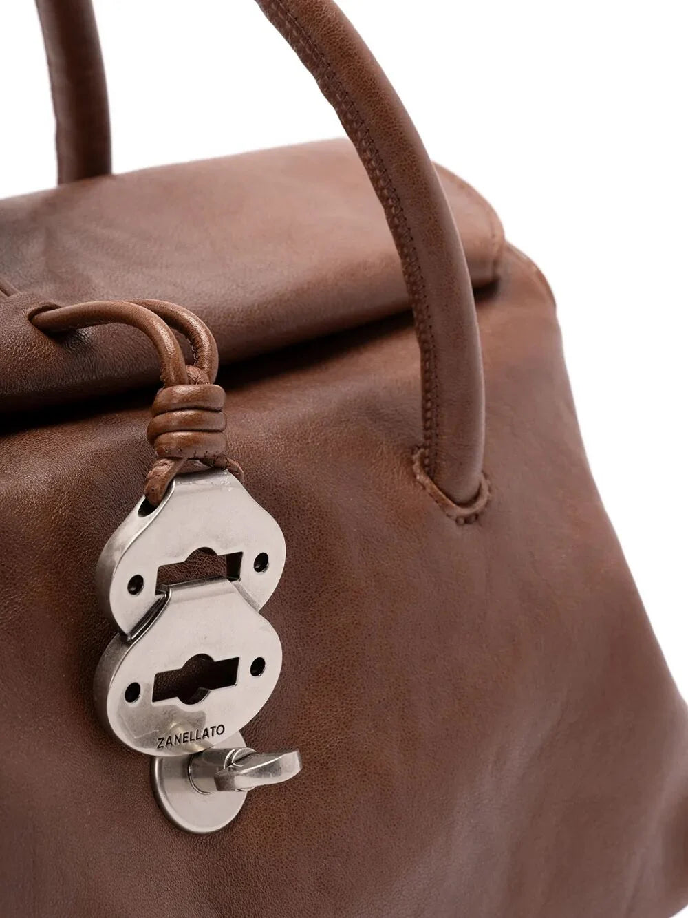 SMALL DOTTA BAG in HAMMERED LEATHER