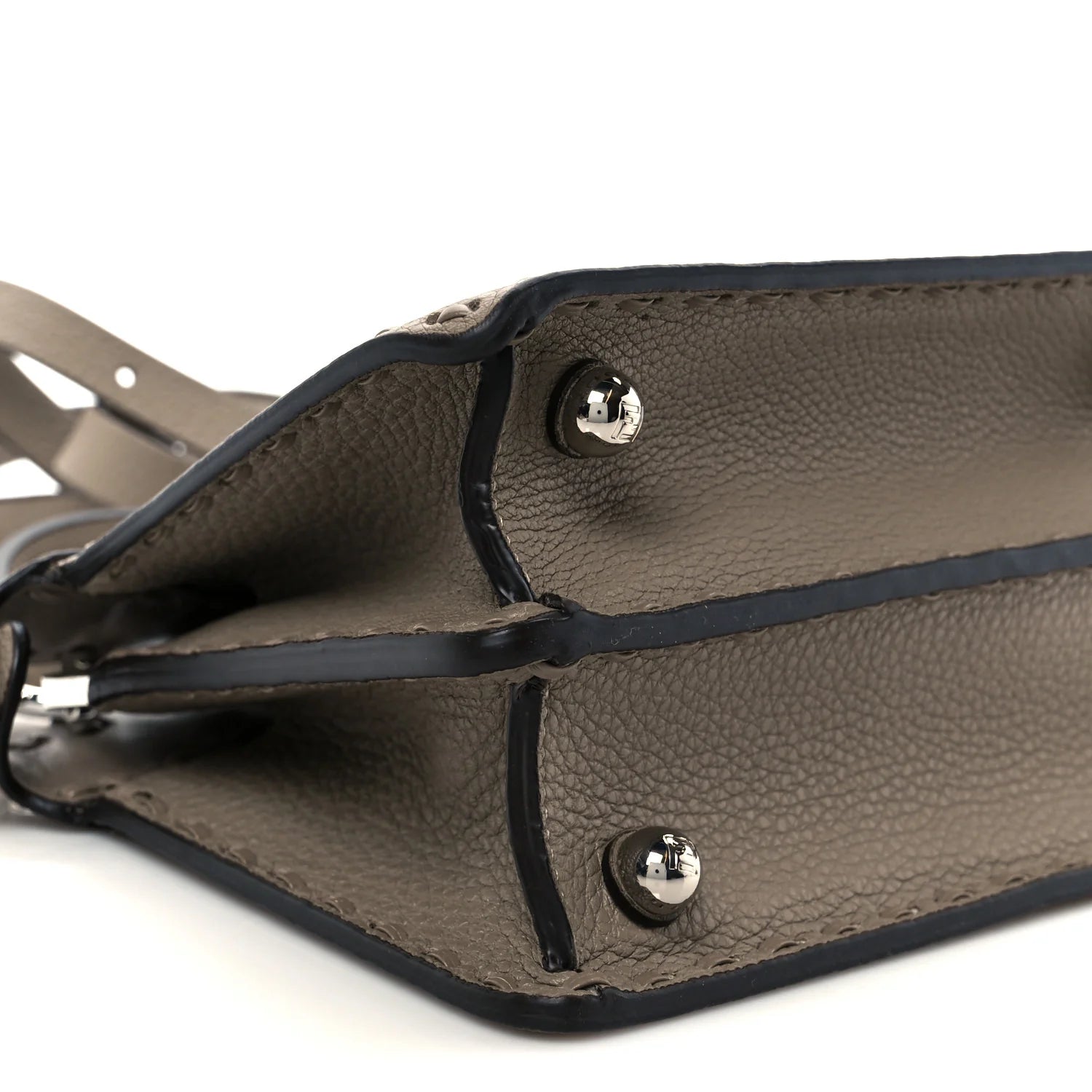 Cuoio Romano Selleria Mini Peekaboo I SEE U Iconic Satchel Fettuccia