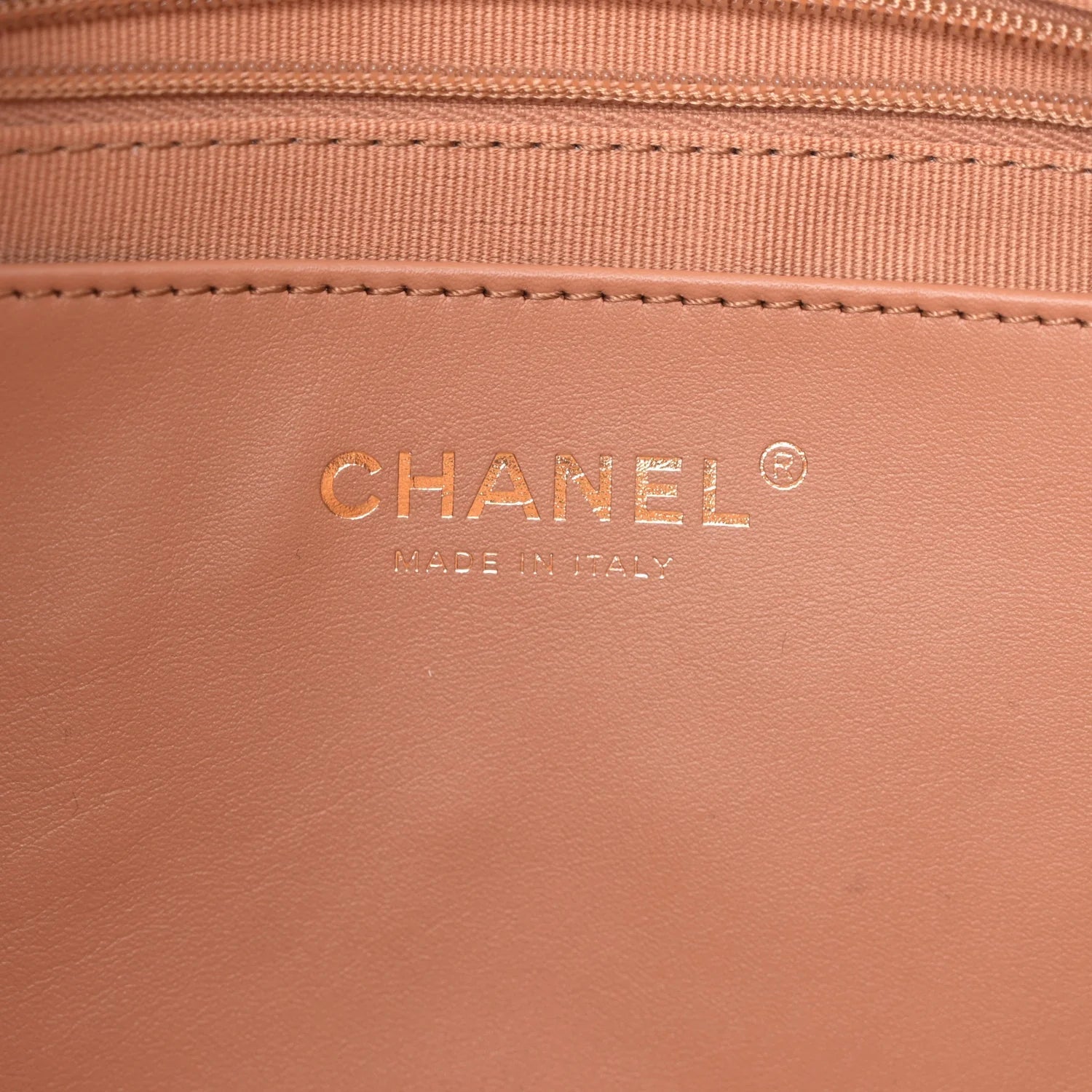 Shiny Lambskin Quilted Trendy Pockets Hobo Brown