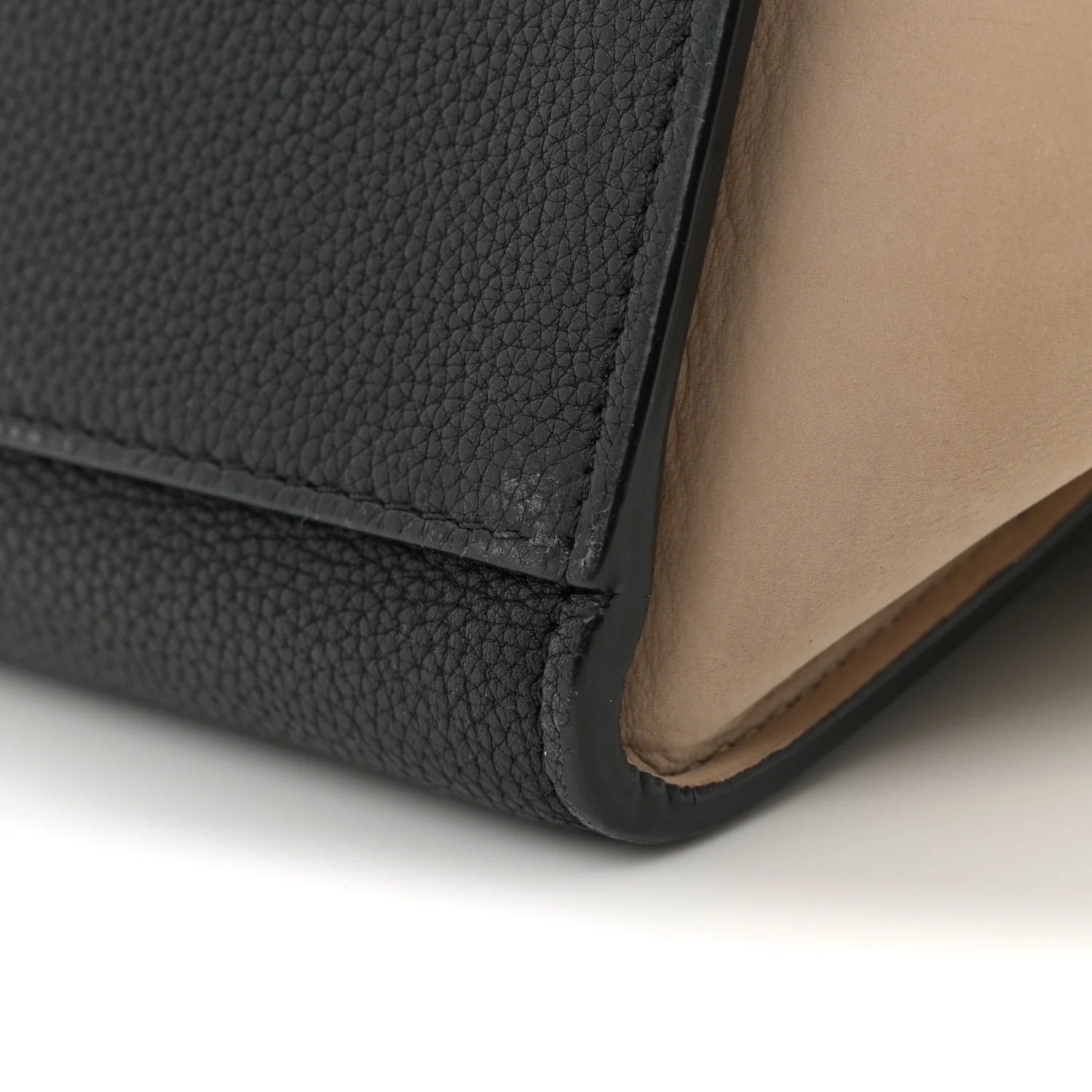 Smooth Calfskin Medium Tri-Color Trapeze Blue