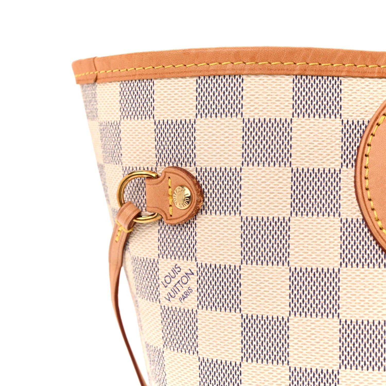 Damier Azur Neo Neverfull MM Rose Ballerine