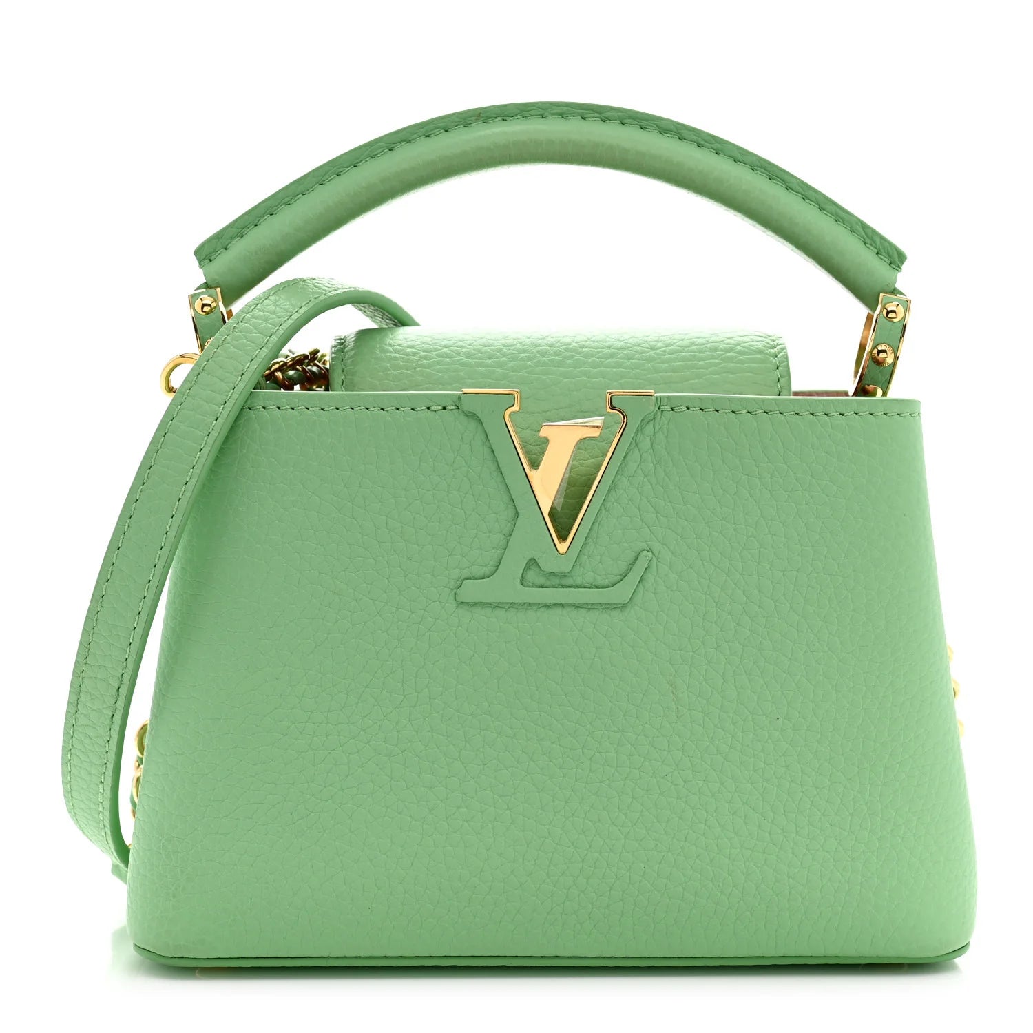 Taurillon Mini Capucines Vert Pomme