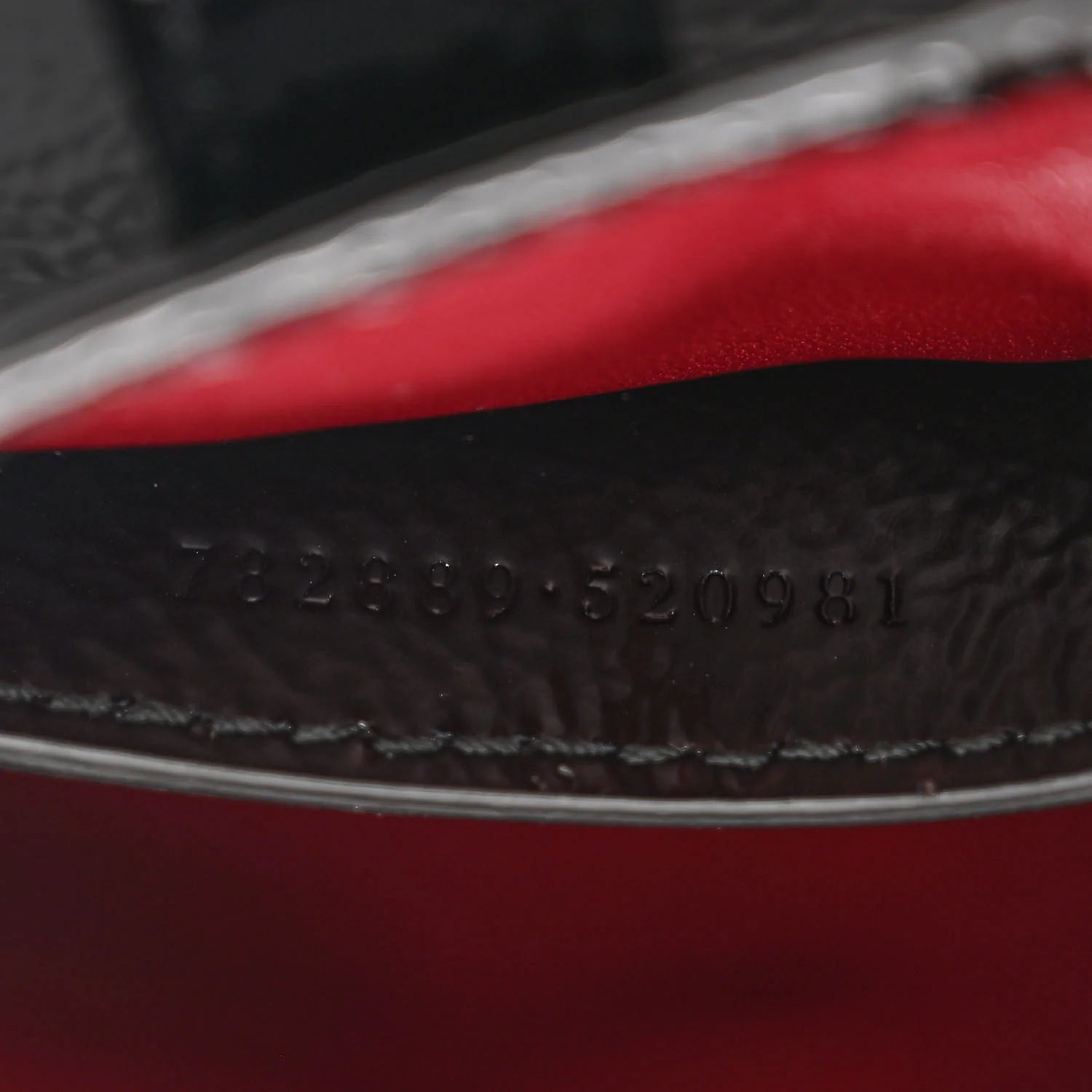 Crinkled Patent Mini Jackie Notte Bag Black