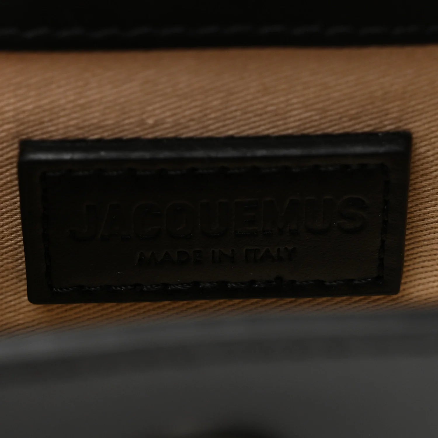 Smooth Calfskin Le Chiquito Homme Black