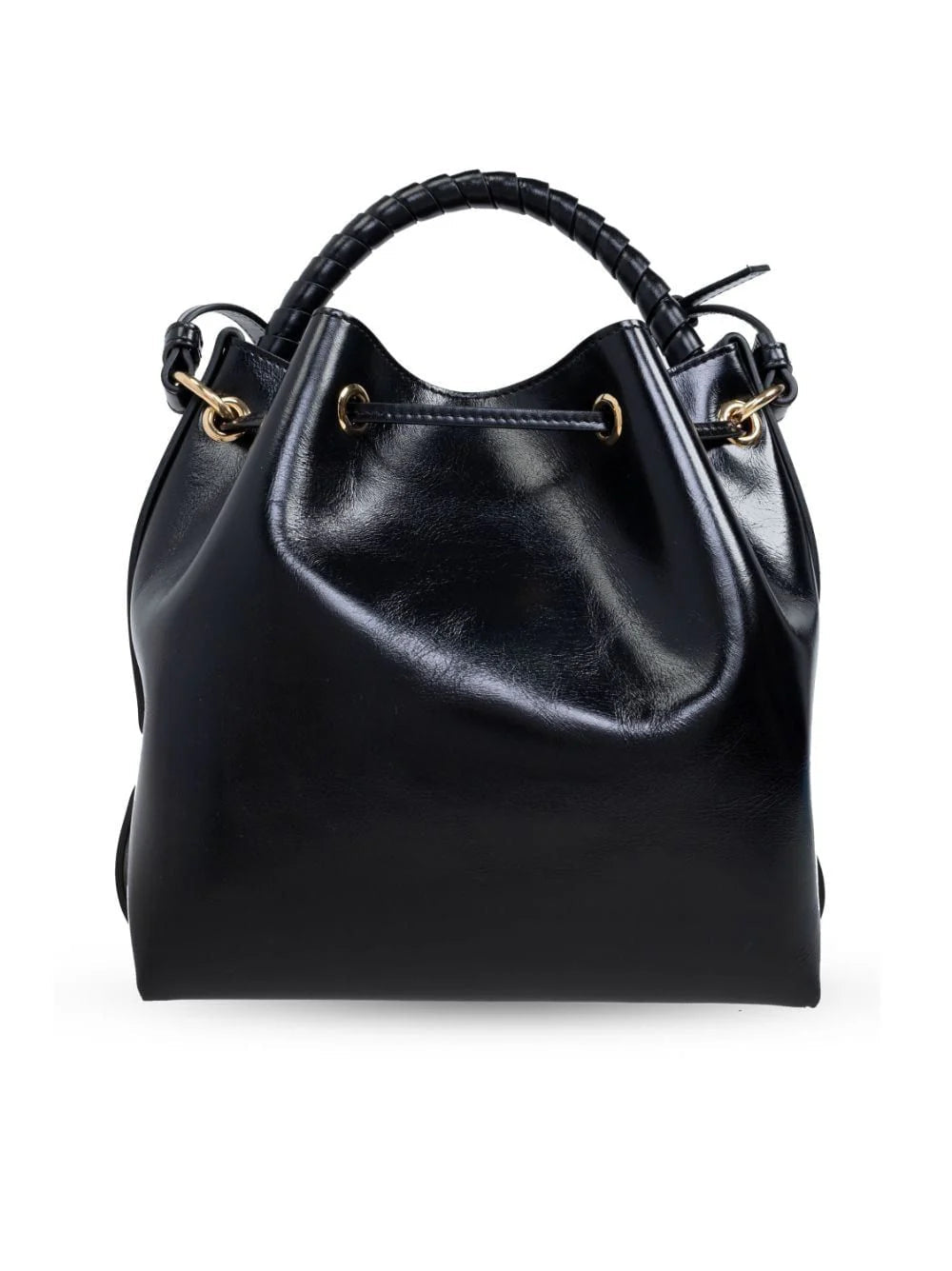 MARCIE LEATHER BUCKET BAG