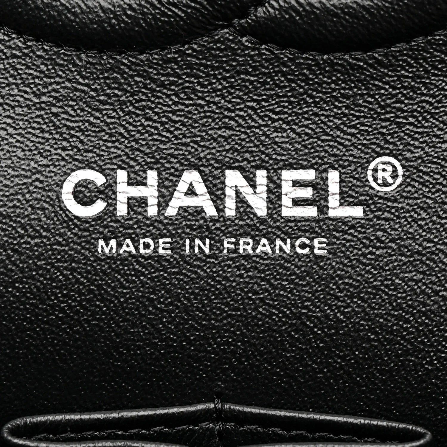 Velvet Crystal Medium Double Flap Black