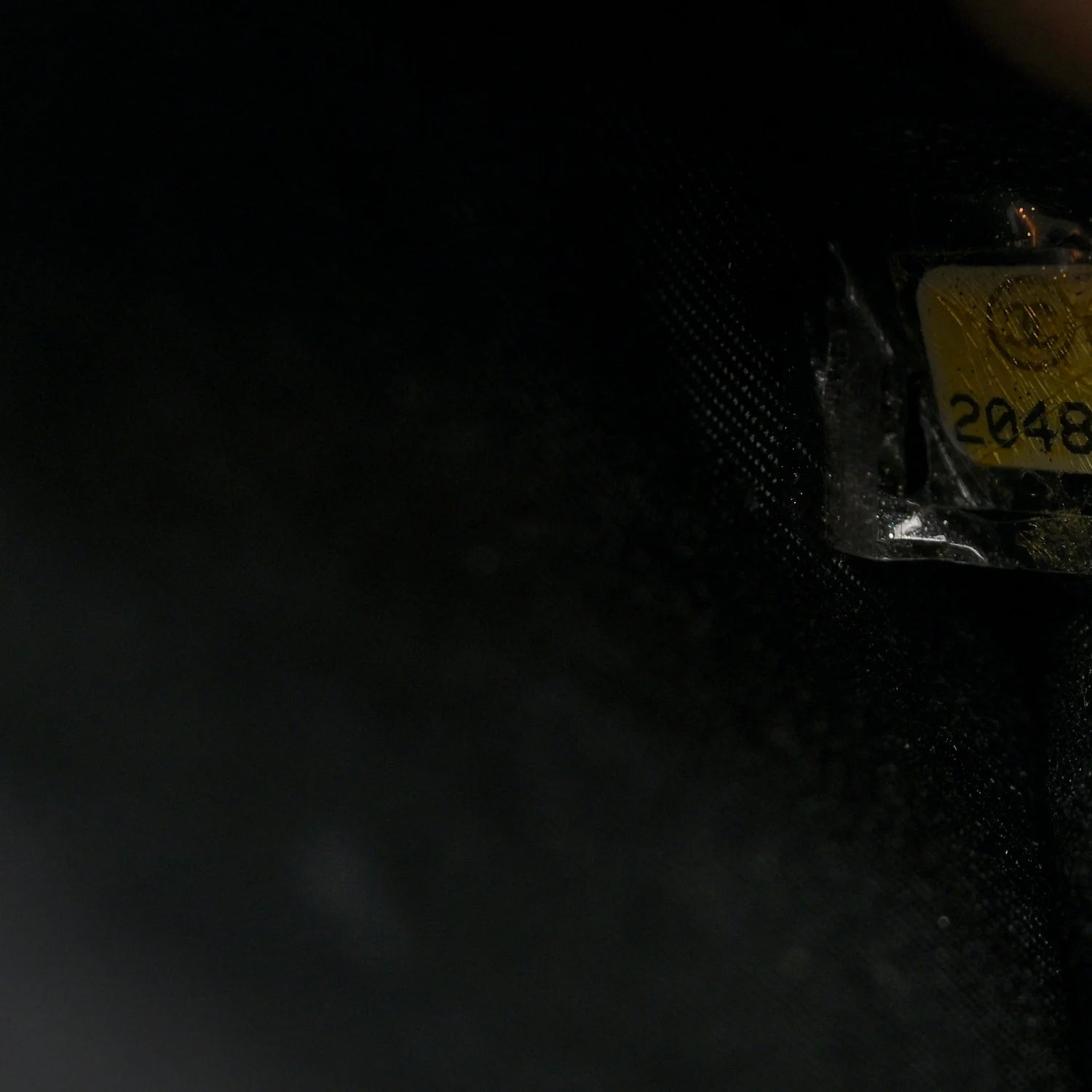 Plexiglass Patent Baguette Crystal Mini Boy Brick Flap Black