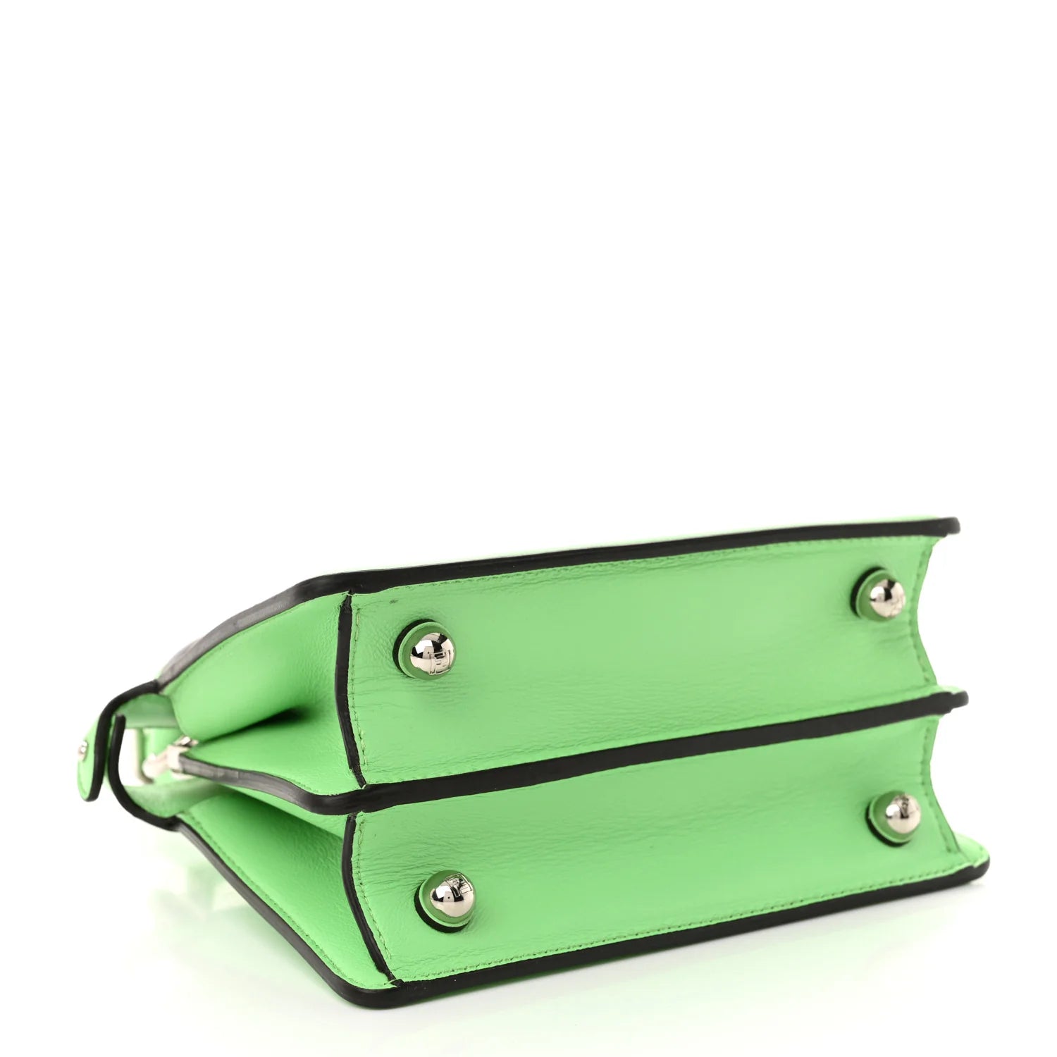 Shiny Nappa Petite Peekaboo I SEE U Satchel Edamame