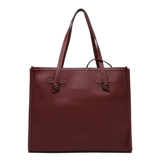 WINE BERRY LEATHER BAG