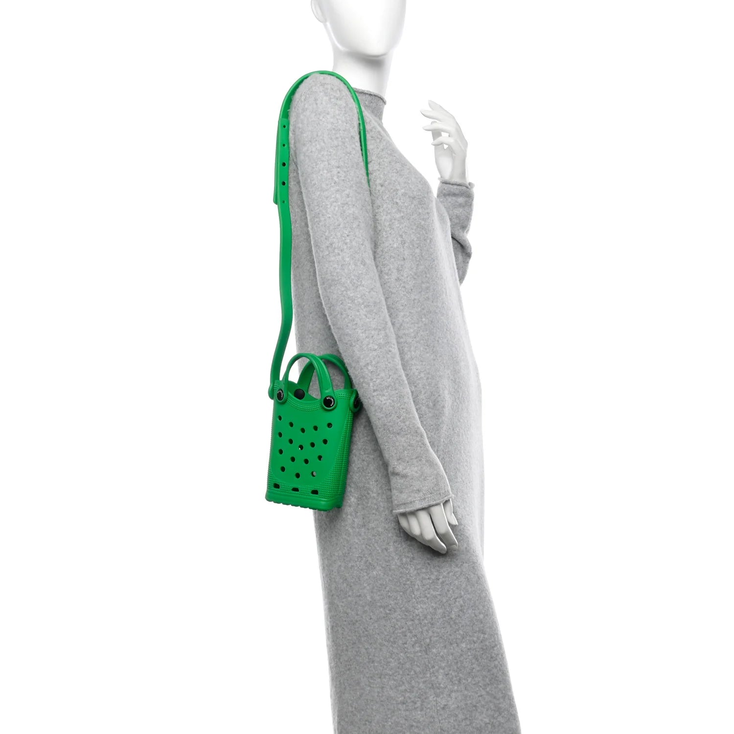 X CROCS Rubber Phone Holder with Strap Green