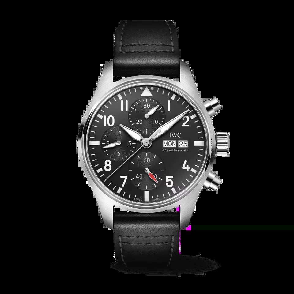 Unworn  Pilot'S Watch Chronograph 41, Stainless Steel, 41Mm, Ref# IW388111, Box and Papers