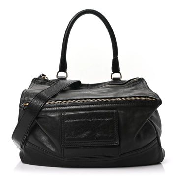 Sugar Goatskin Large Pandora Black