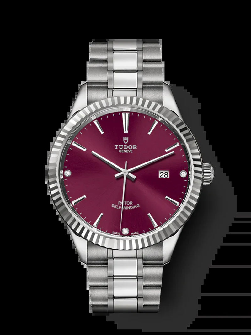 Style, Stainless Steel and Diamond-Set, 41Mm, Ref# M12710-0019