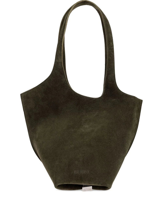 LA SCOOP MEDIUM LEATHER SHOULDER BAG