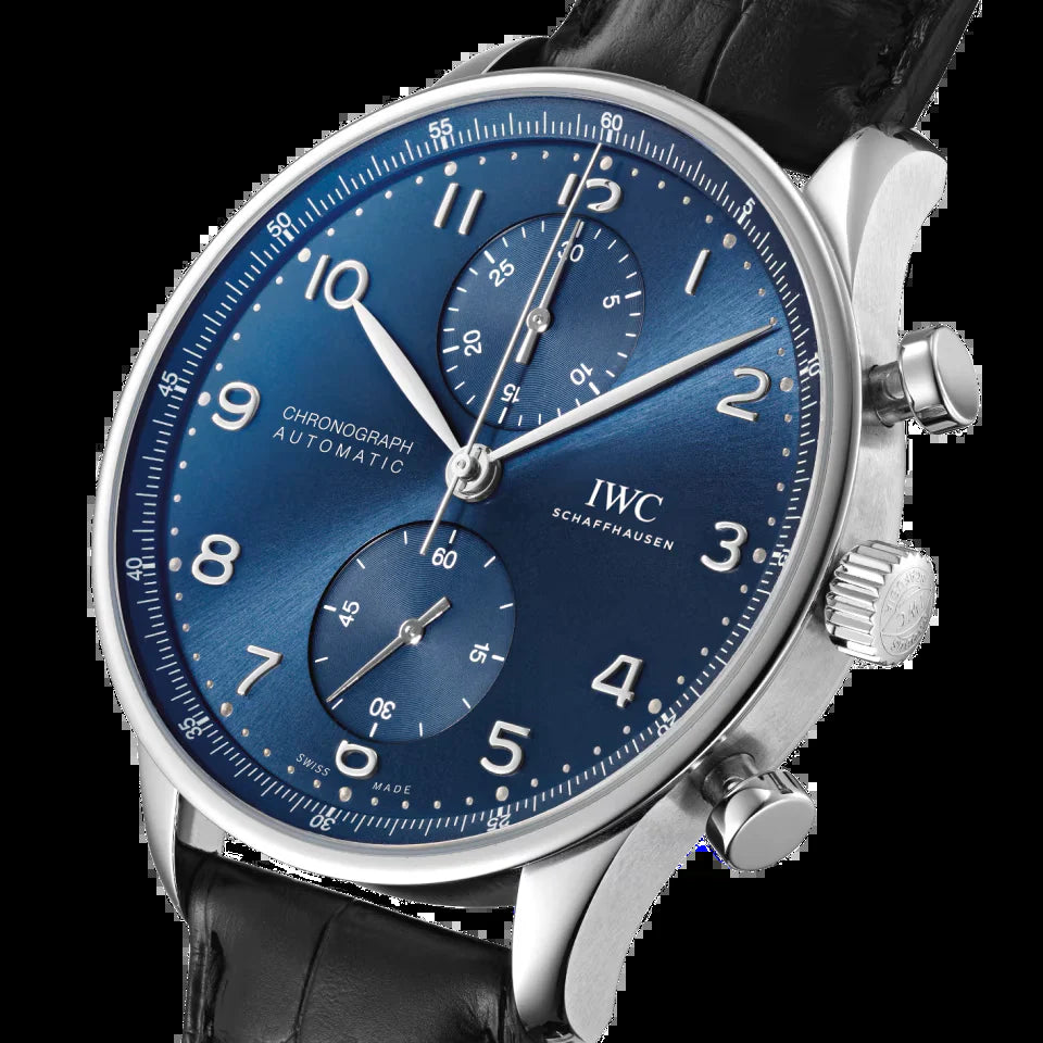 Unworn  Portugieser Automatic Chronograph, Stainless Steel, 41 Mm, Ref# IW371606, Box and Papers