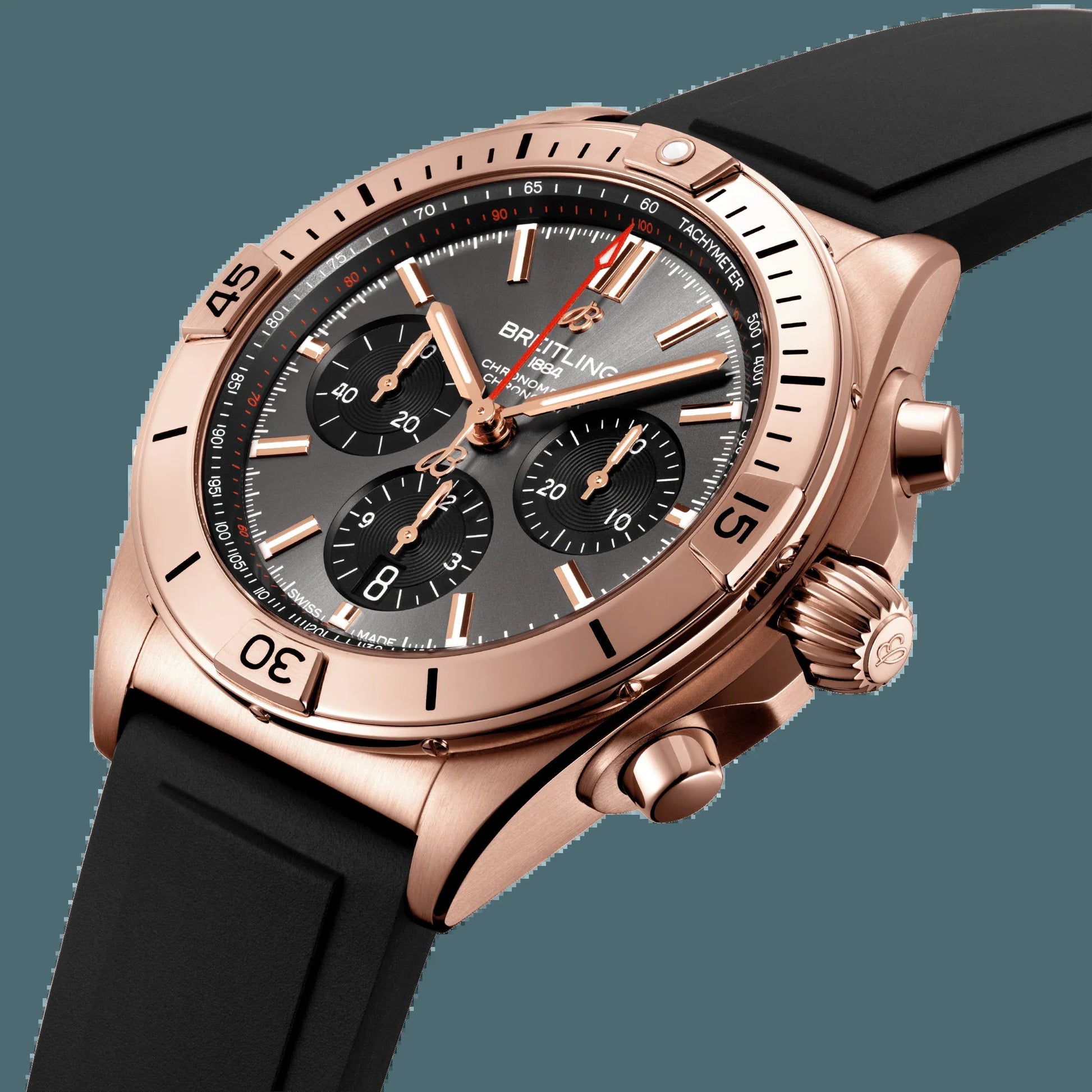 Chronomat B01 42, 18K Red Gold, Ref# RB0134101B1S1, Unworn 2024