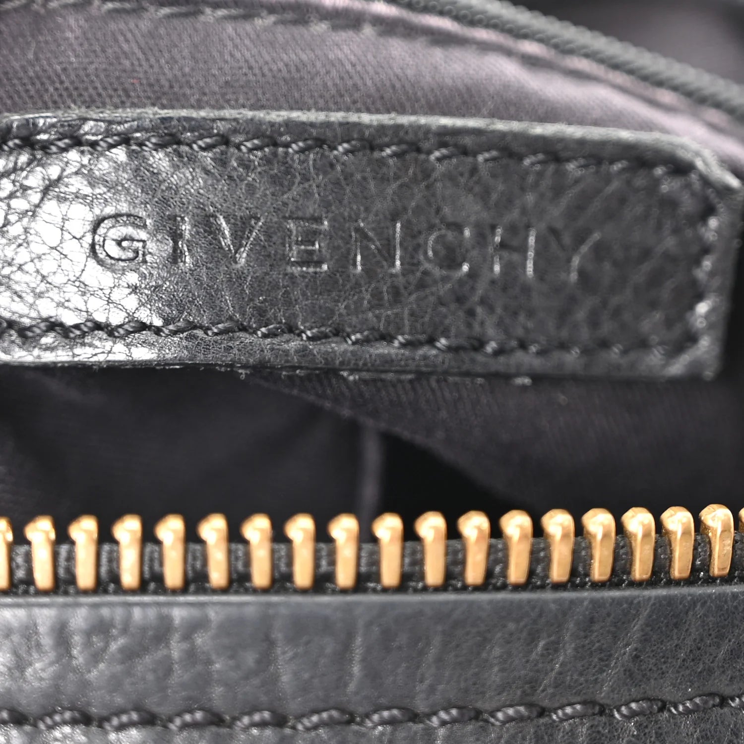 Sugar Goatskin Large Pandora Black