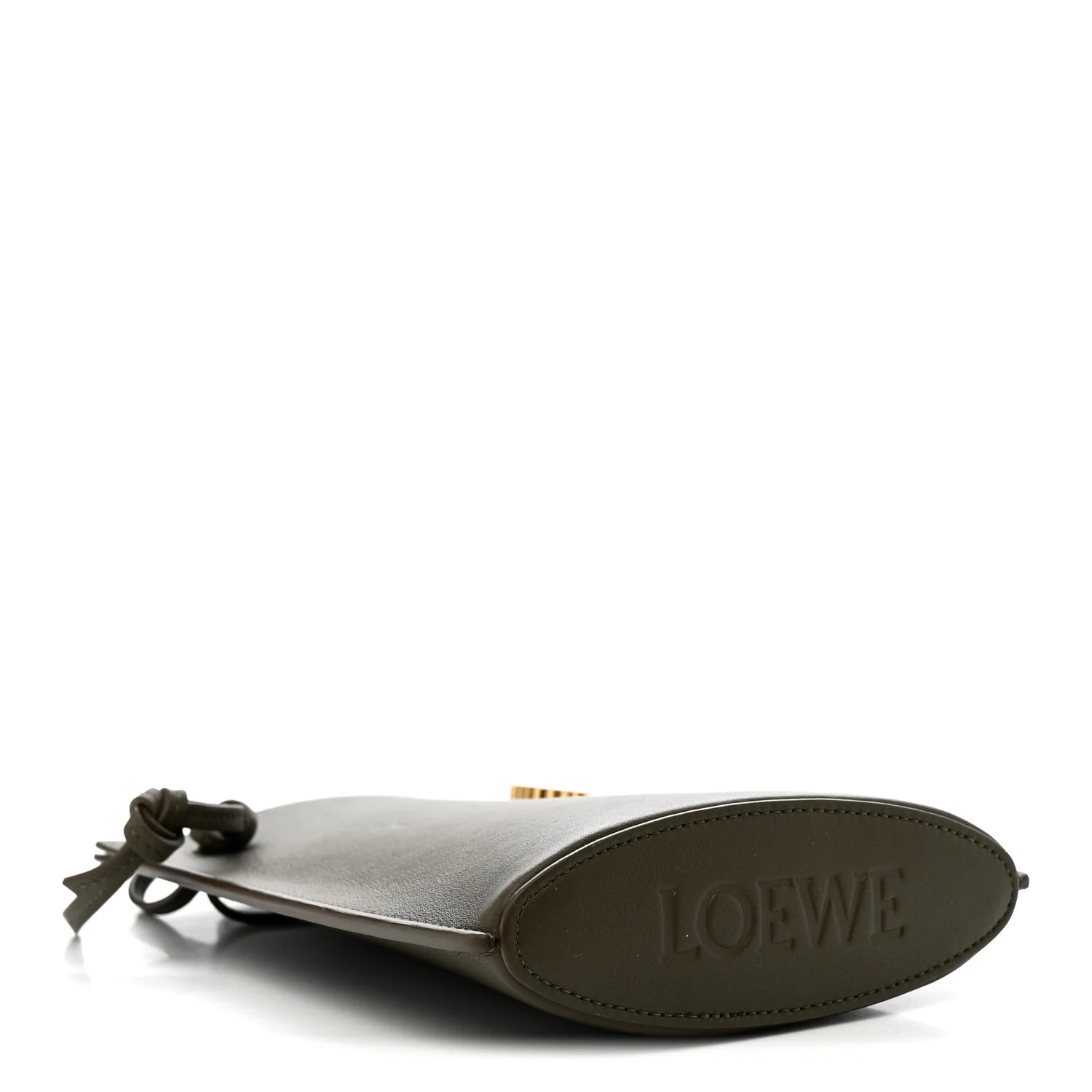 Smooth Calfskin Dice Pocket Khaki Green