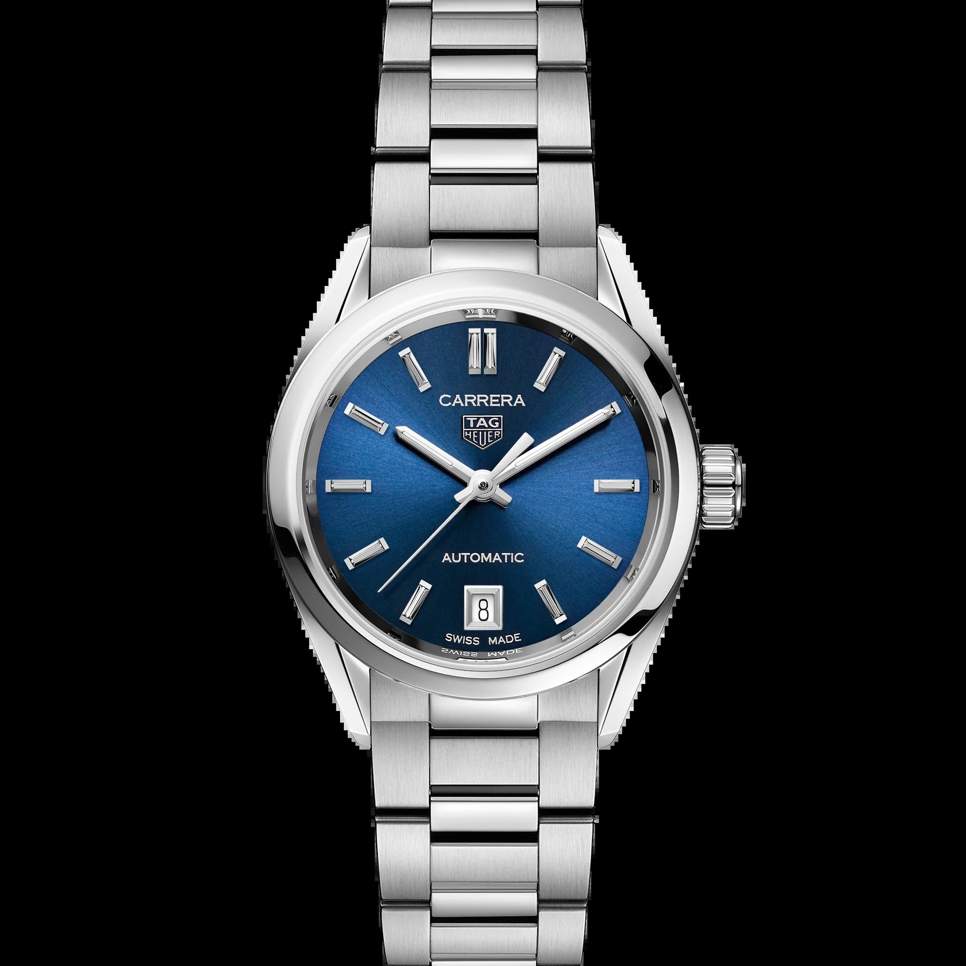 Unworn  Carrera Calibre 9 Date, Stainless Steel, 29Mm, Ref# WBN2411.BA0621, Box & Papers