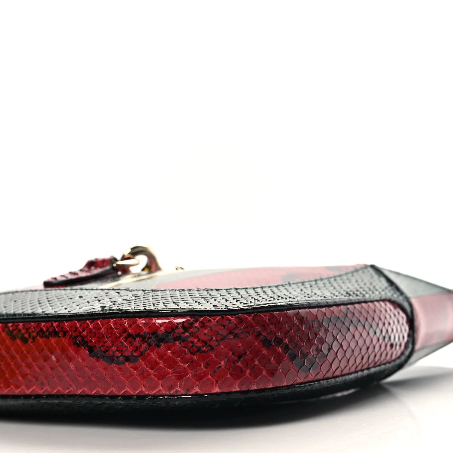 Snakeskin Web Small Jackie 1961 Hobo Green