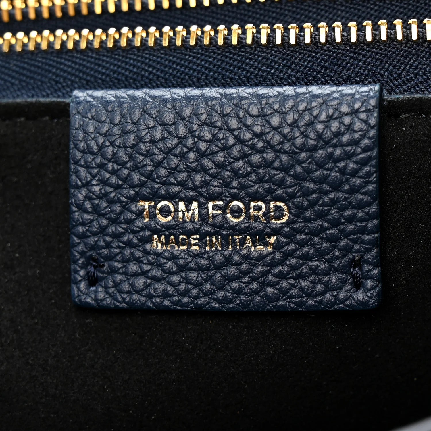 Grained Calfskin Large Tara Crossbody Denim Blue