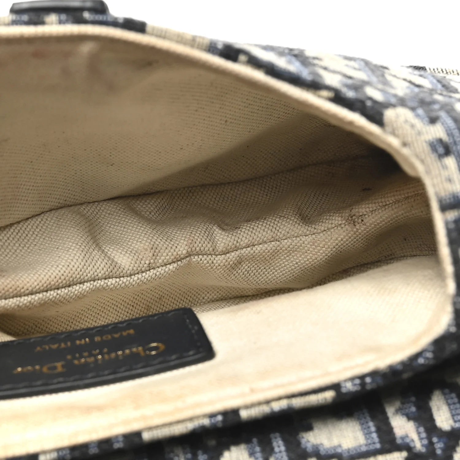 Oblique Mini Saddle Bag Blue