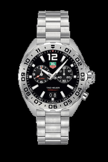 Unworn  Formula 1 Date Alarm Stainless Steel, 41Mm, Ref# WAZ111A.BA0875, Box & Papers