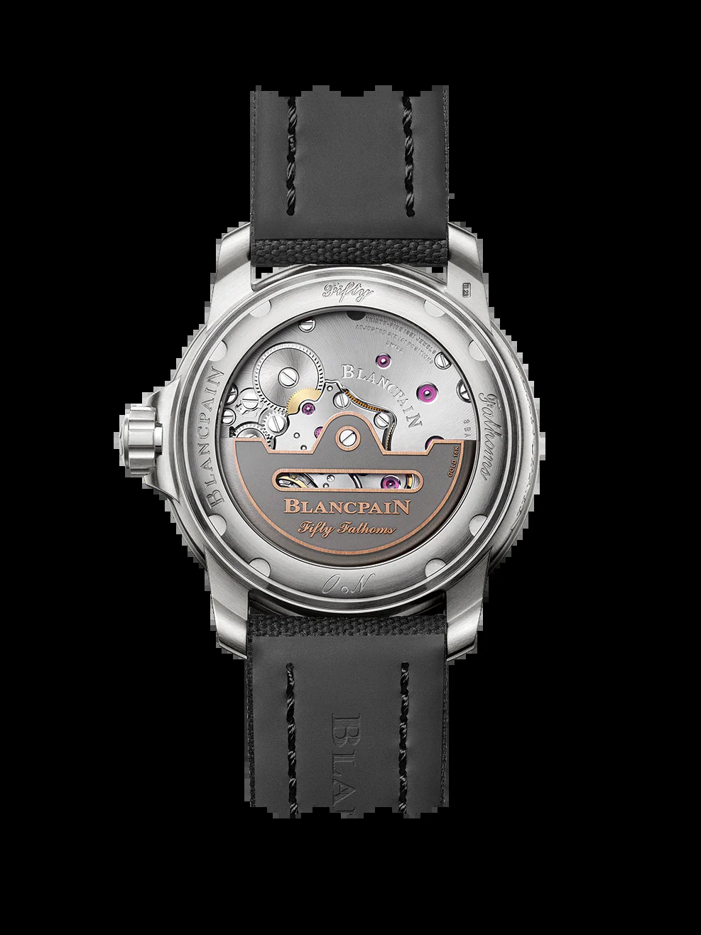 Unworn  Fifty Fathoms Automatique, Titanium, 42.3Mm, Ref# 5010-12B30-B52A, Box and Papers