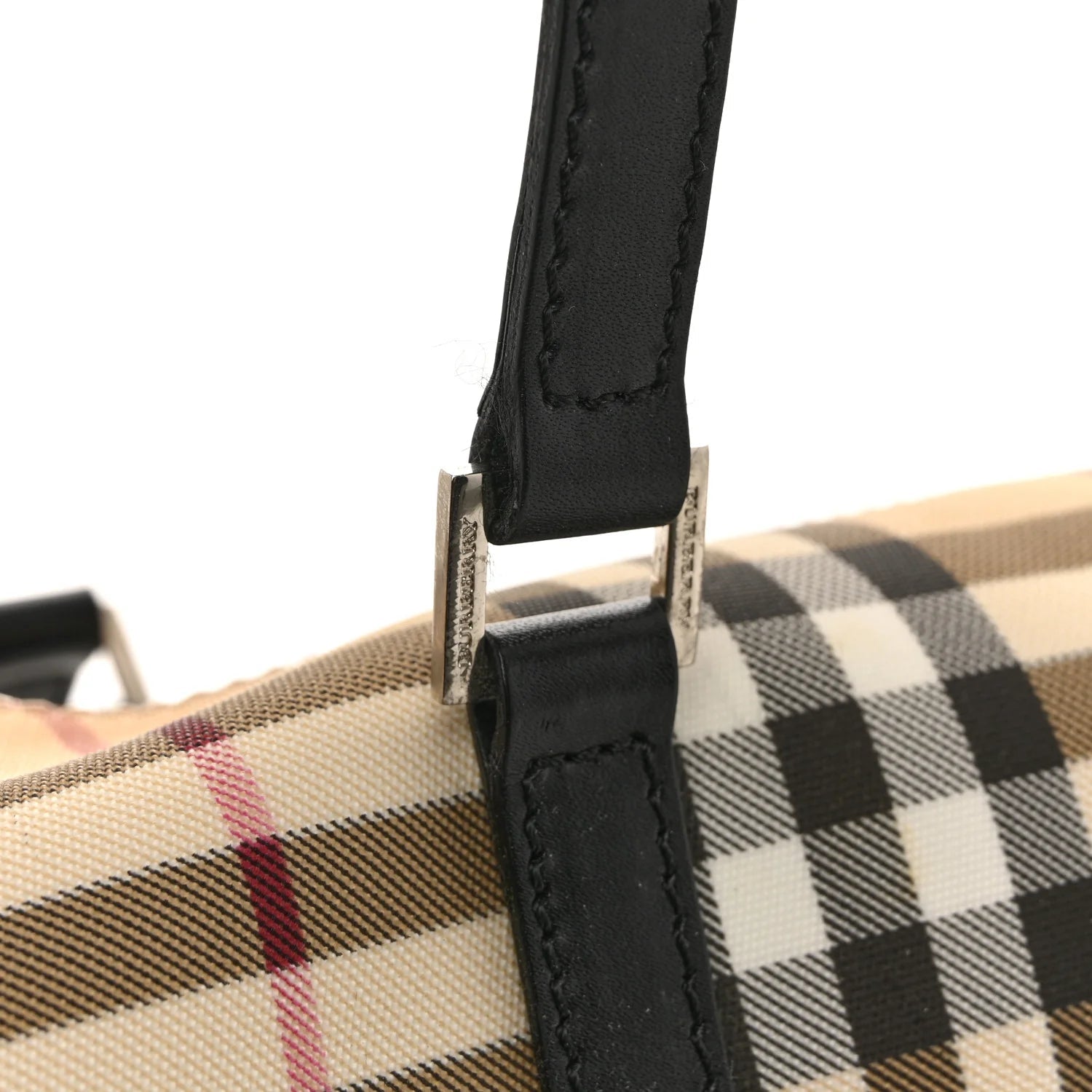 Nova Check Barrel Bag Black