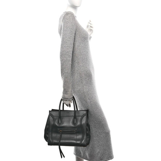 Supple Calfskin Medium Phantom Luggage Khaki