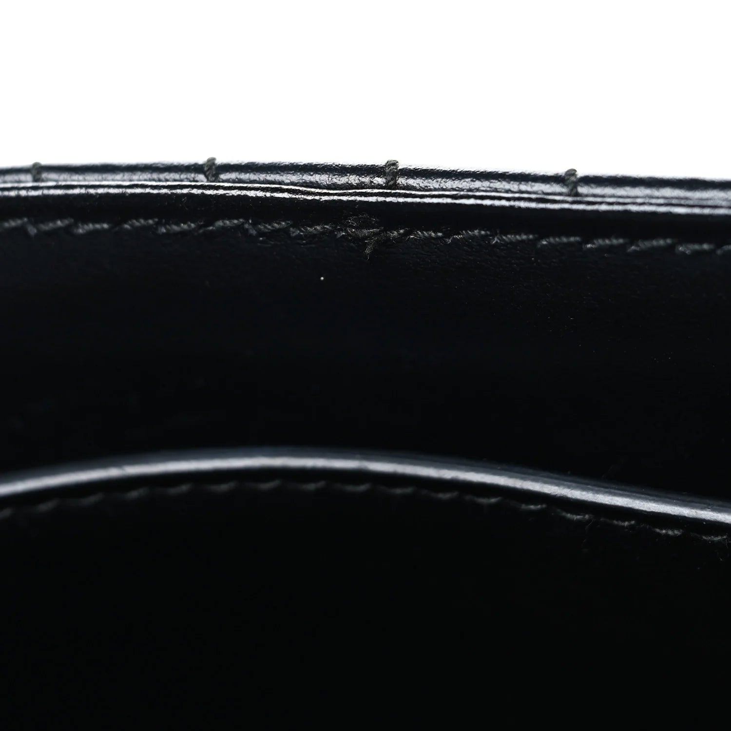 Soft Calfskin Impunture Diagramme Large Chain Flap Shoulder Bag Black