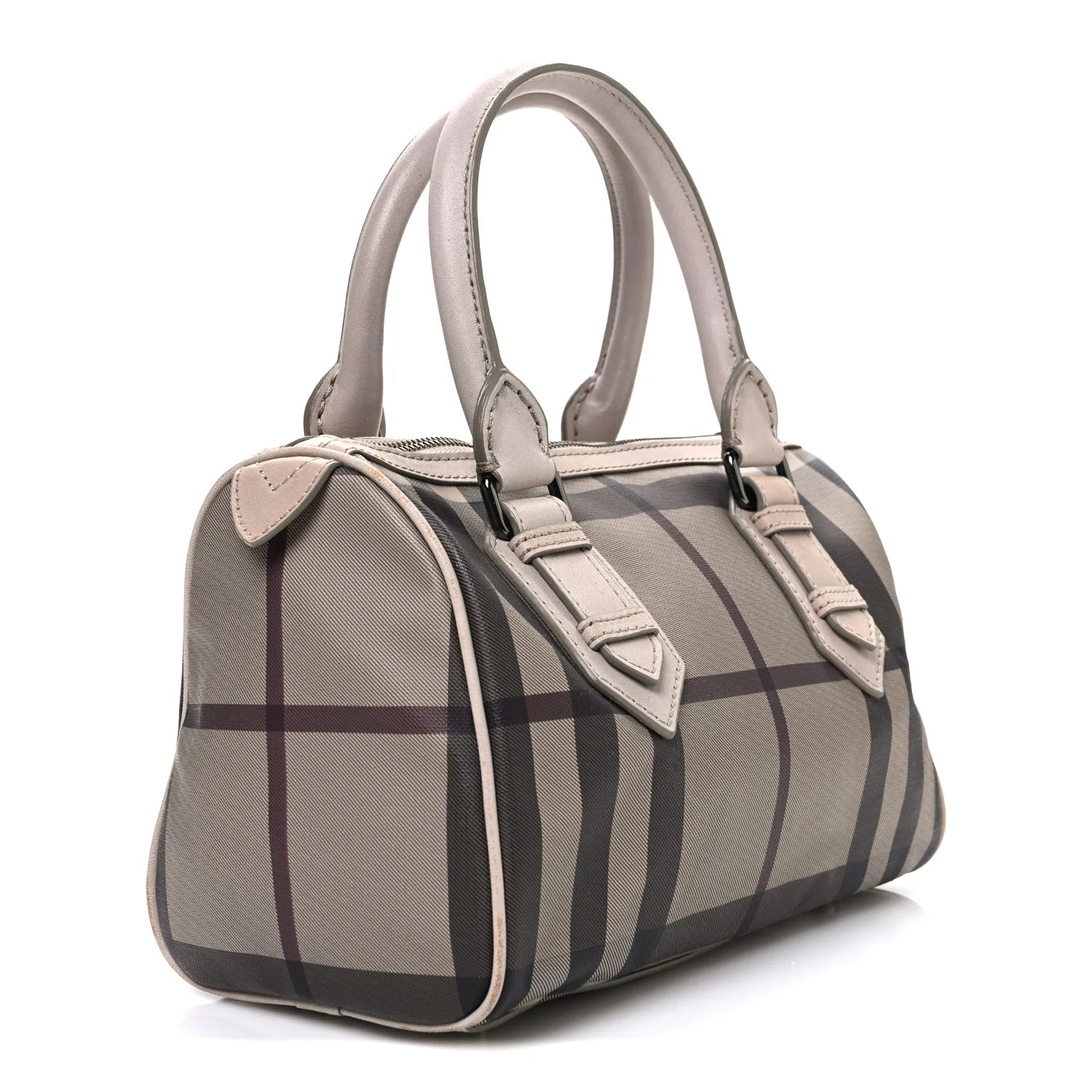 Smoked Check Small Chester Bowling Bag Trench