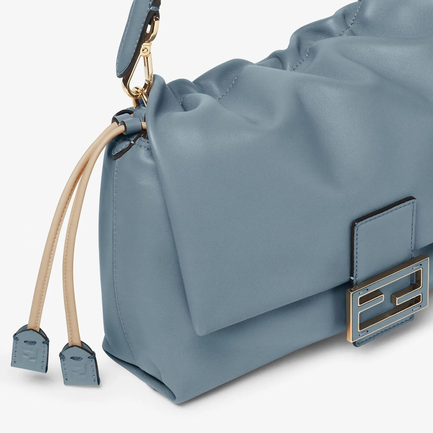 MAMMA BAGUETTE MEDIUM BAG in LIGHT BLUE NAPPA