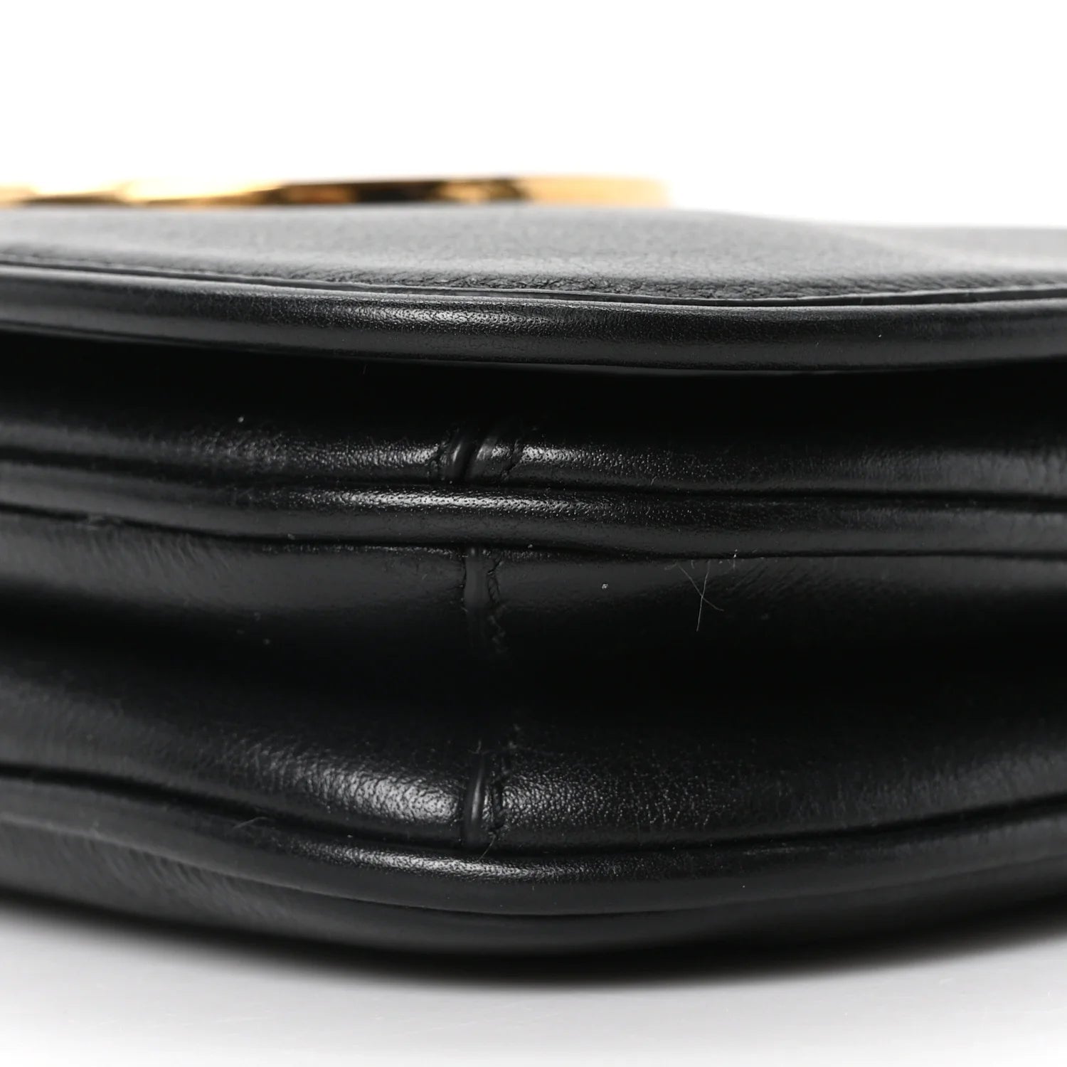 Roxy Calfskin Web Mini Blondie Shoulder Bag Black