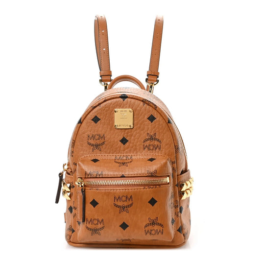 Visetos Side Stud X-Mini Stark Backpack Cognac