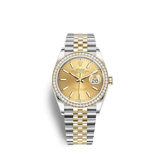 Datejust 36 Oystersteel and Yellow Gold Ref# 126283RBR-0001