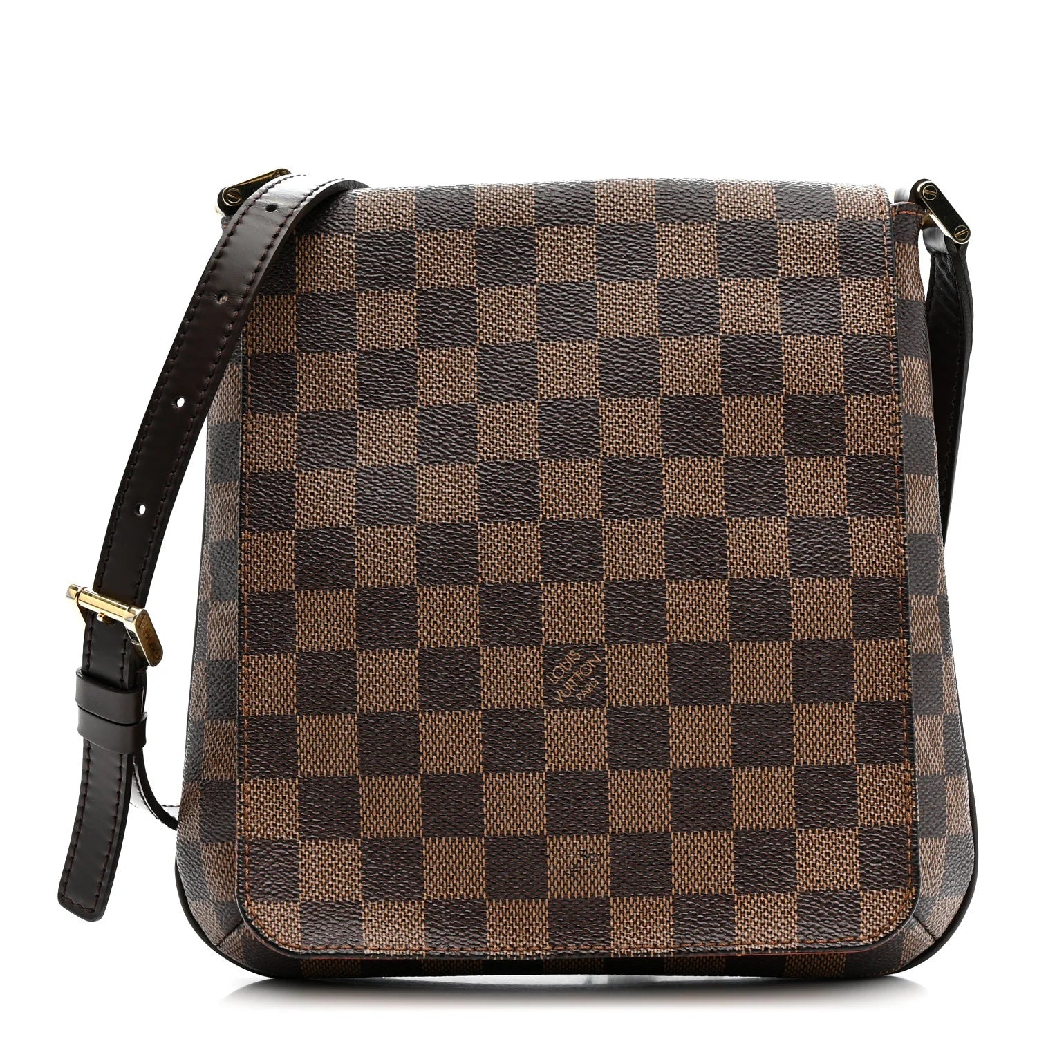 Damier Ebene Musette Salsa Long Strap