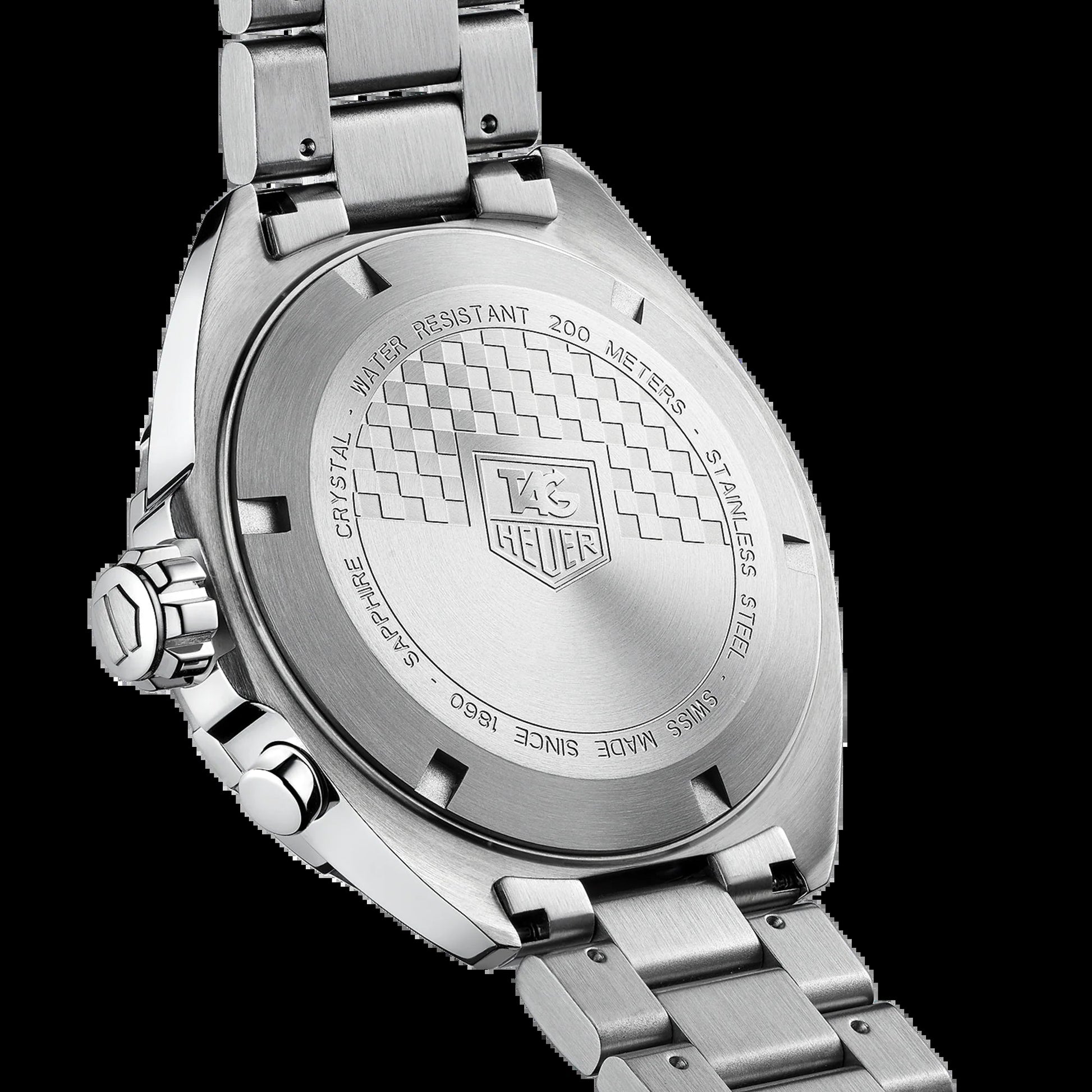 Unworn  Formula 1 Date Alarm Stainless Steel, 41Mm, Ref# WAZ111A.BA0875, Box & Papers