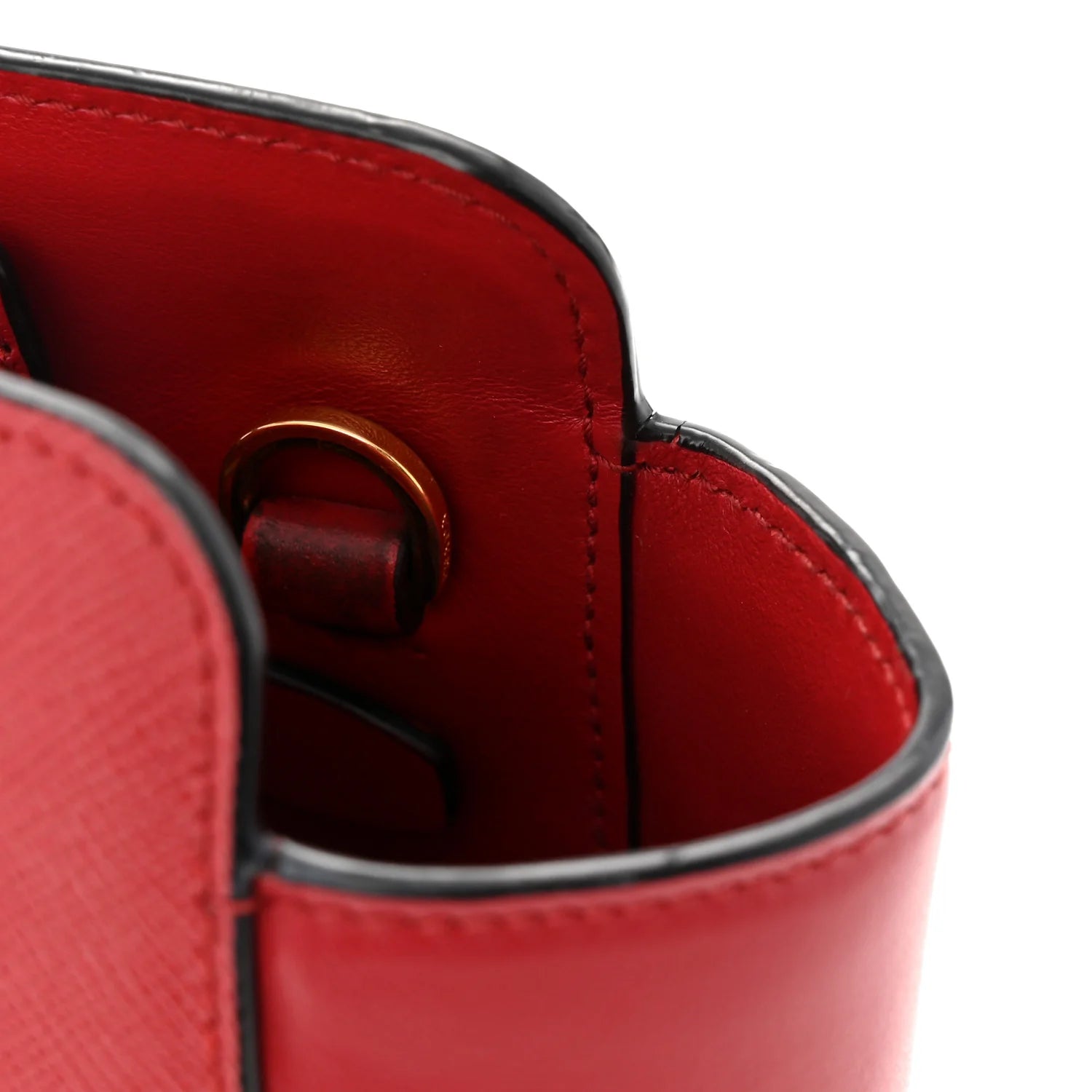 Saffiano Soft Calfskin Tote Fuoco