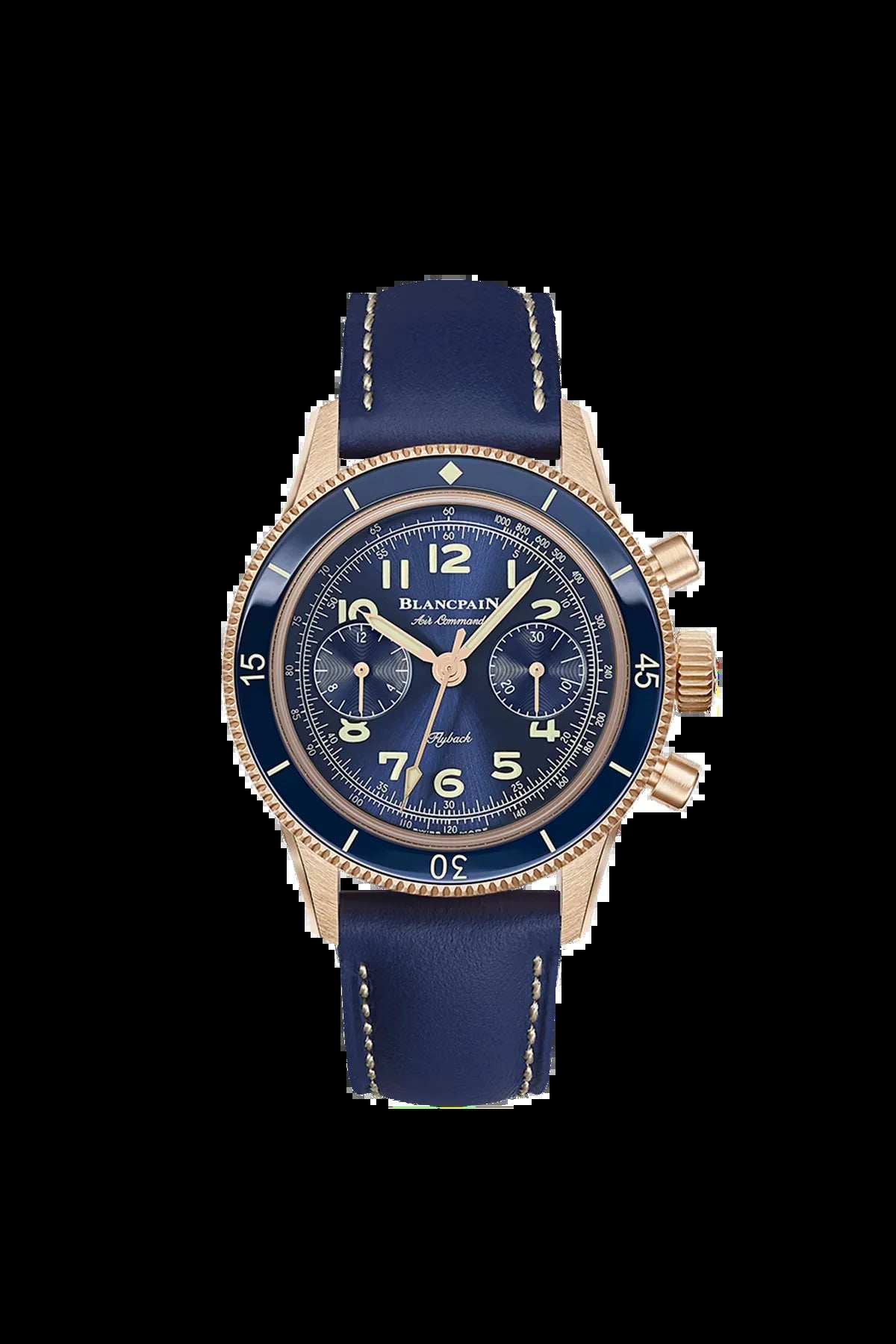 Unworn  Air Command Flyback Chronograph, 18K Rose Gold, 36.2Mm, Ref# AC03-36B40-63A, Box and Papers