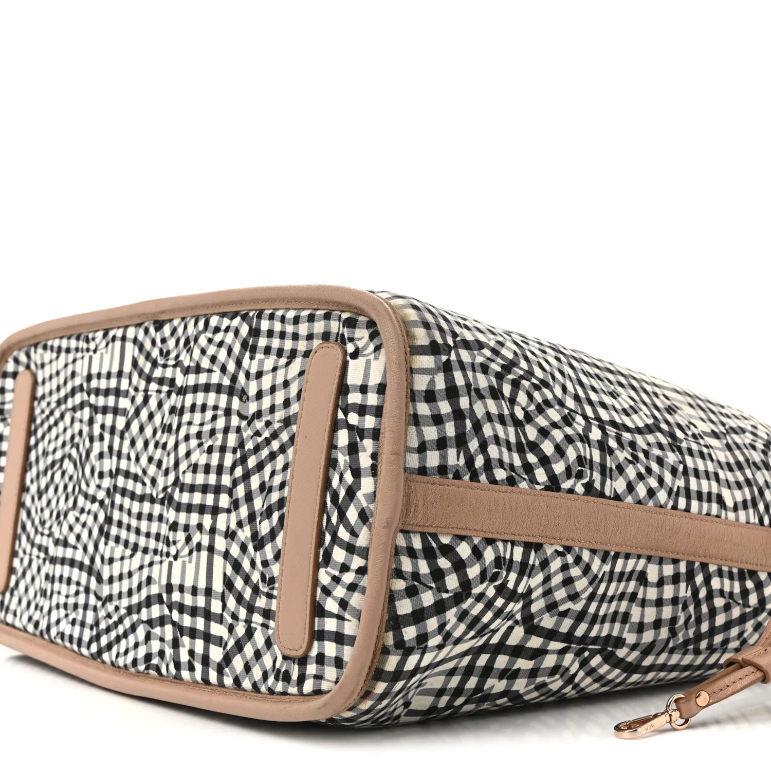 Metallic Visetos Medium Liz Reversible Shopper Tote Champagne Gold