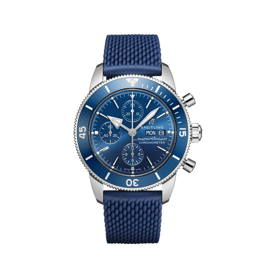 Superocean Héritage Chronograph 44, Ref# A13313161C1S1, Box and Papers