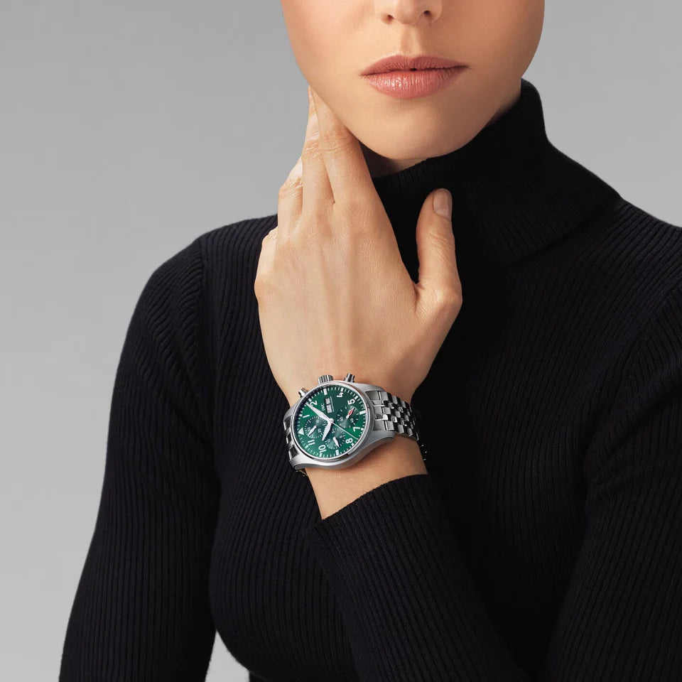 Unworn  Pilot'S Watch Chronograph 41, Stainless Steel, 41Mm, Ref# IW388104, Box and Papers