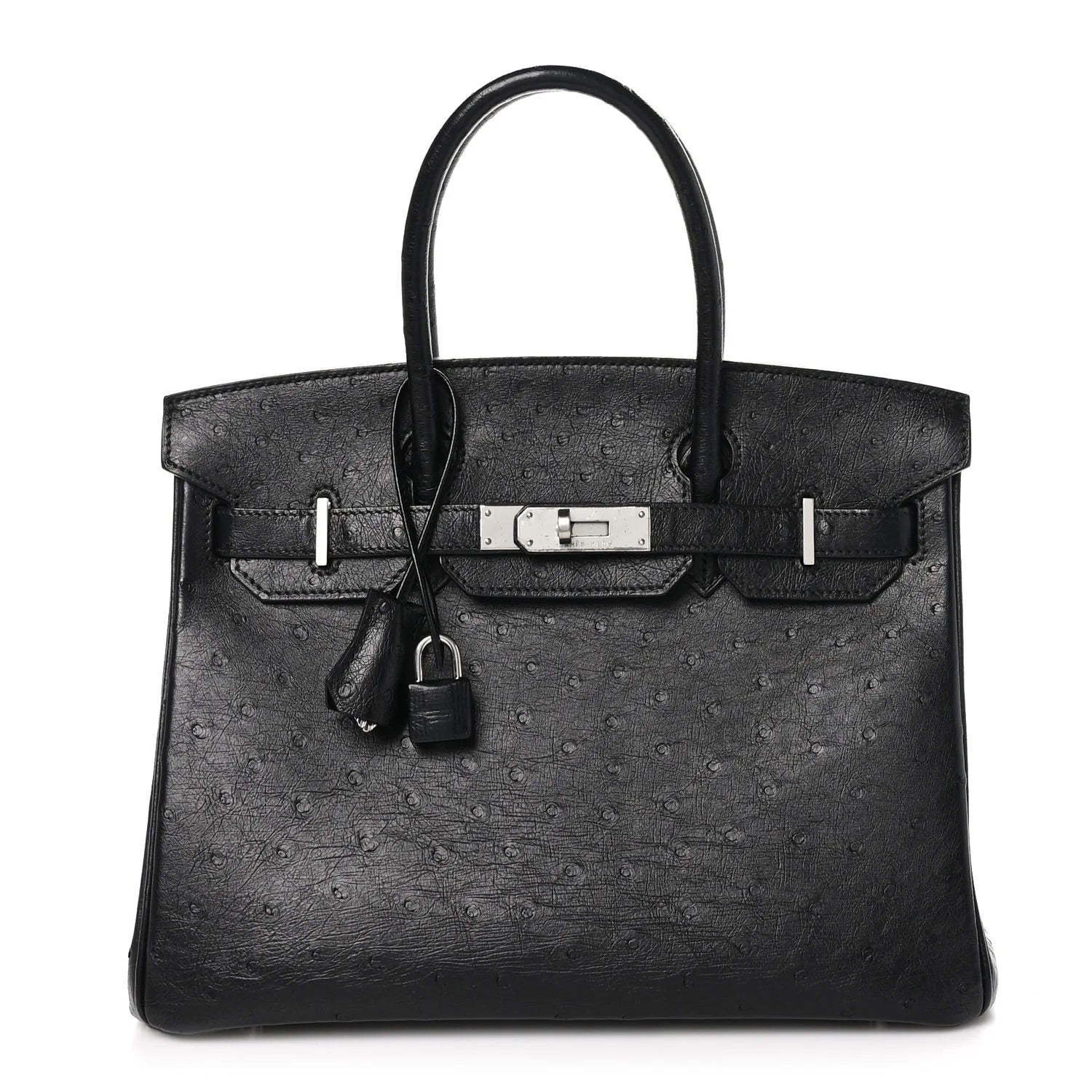 Ostrich Birkin 30 Black