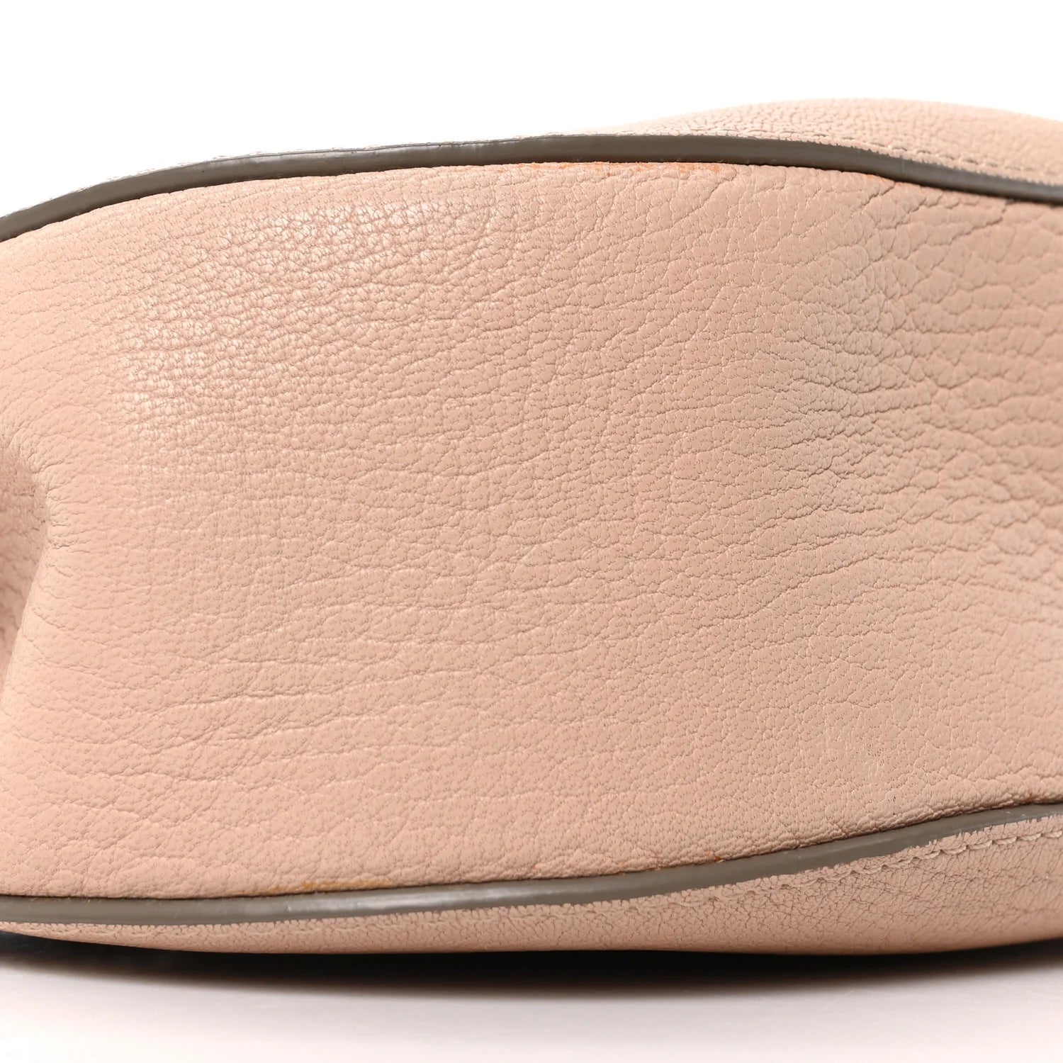 Grained Lambskin Drew Shoulder Bag Cement Pink