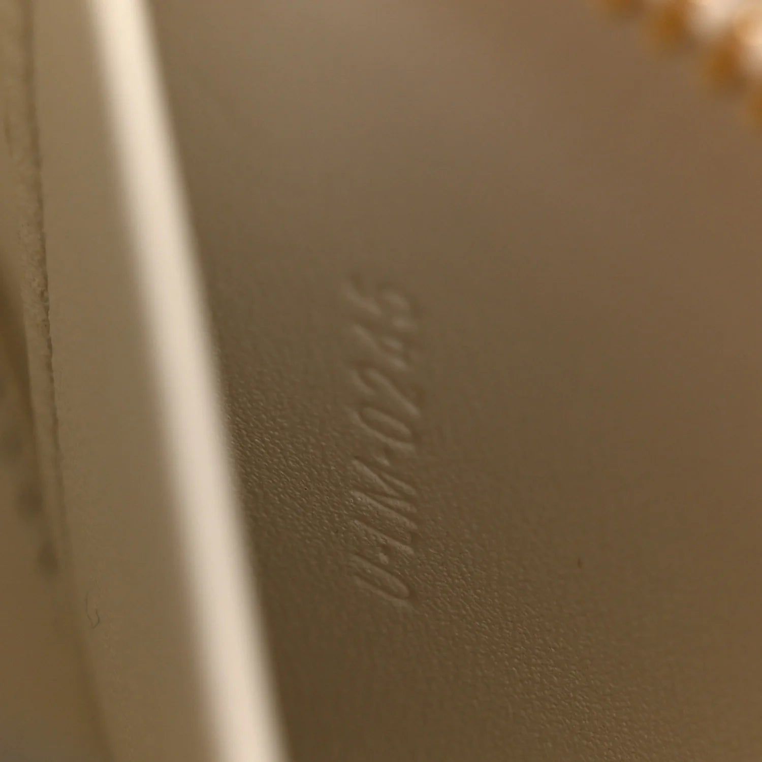 Shiny Calfskin Medium Tilly Triomphe Shoulder Bag Rice