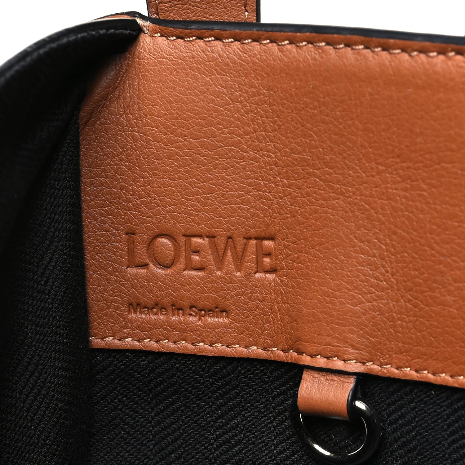 Soft Grained Calfskin Compact Hammock Shoulder Bag Toffee