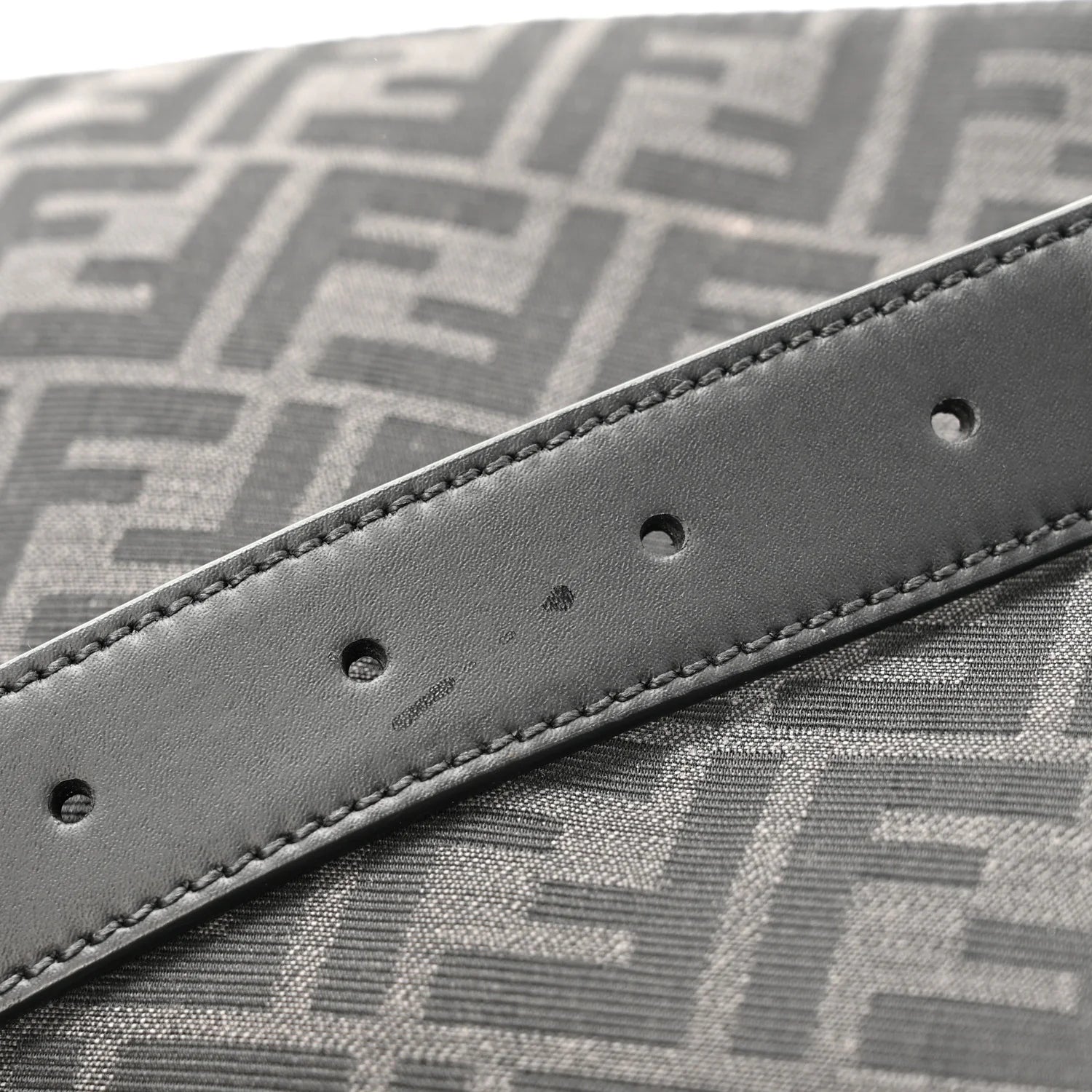 Vitello King Fabric Jacquard FF 1974 Messenger Black