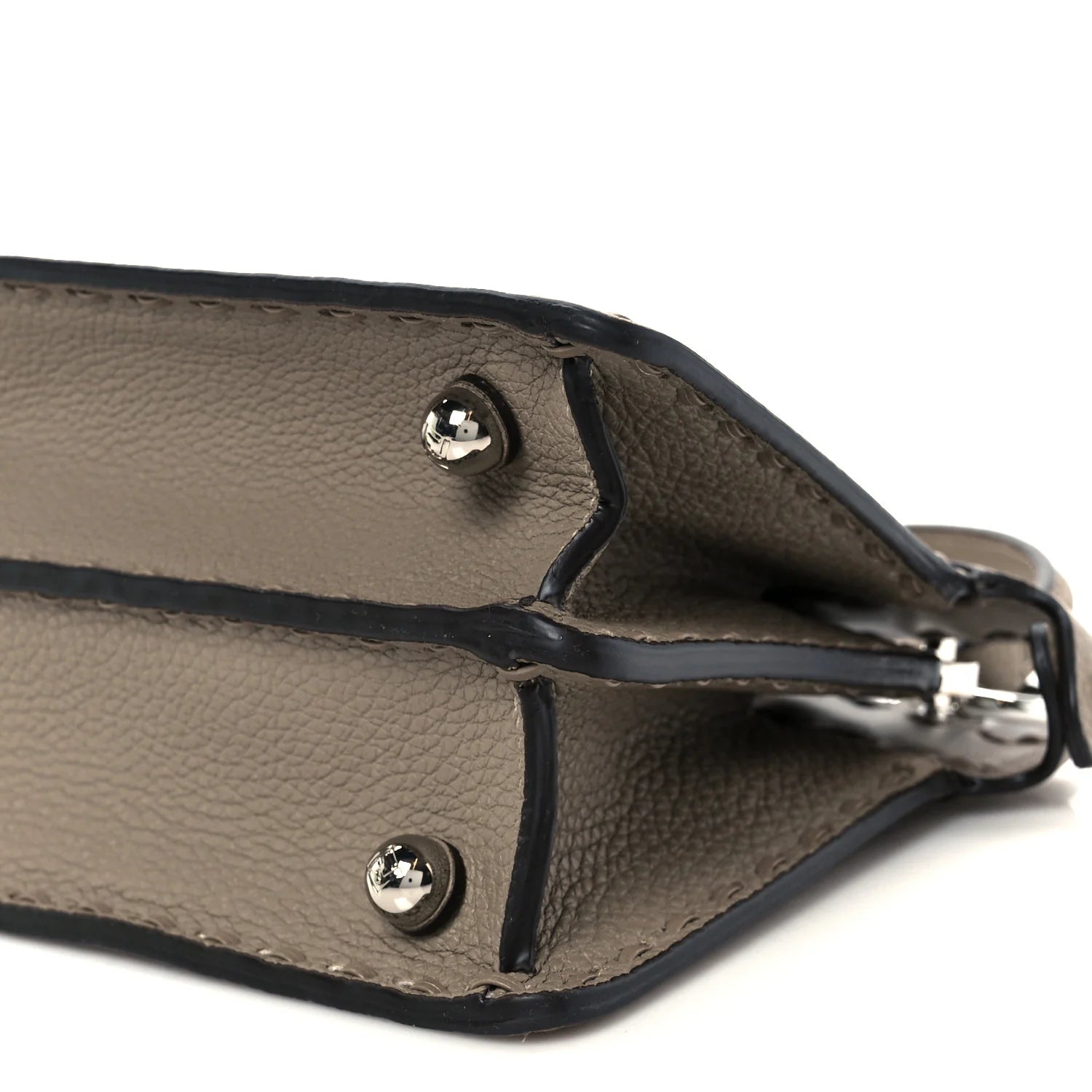 Cuoio Romano Selleria Mini Peekaboo I SEE U Iconic Satchel Fettuccia